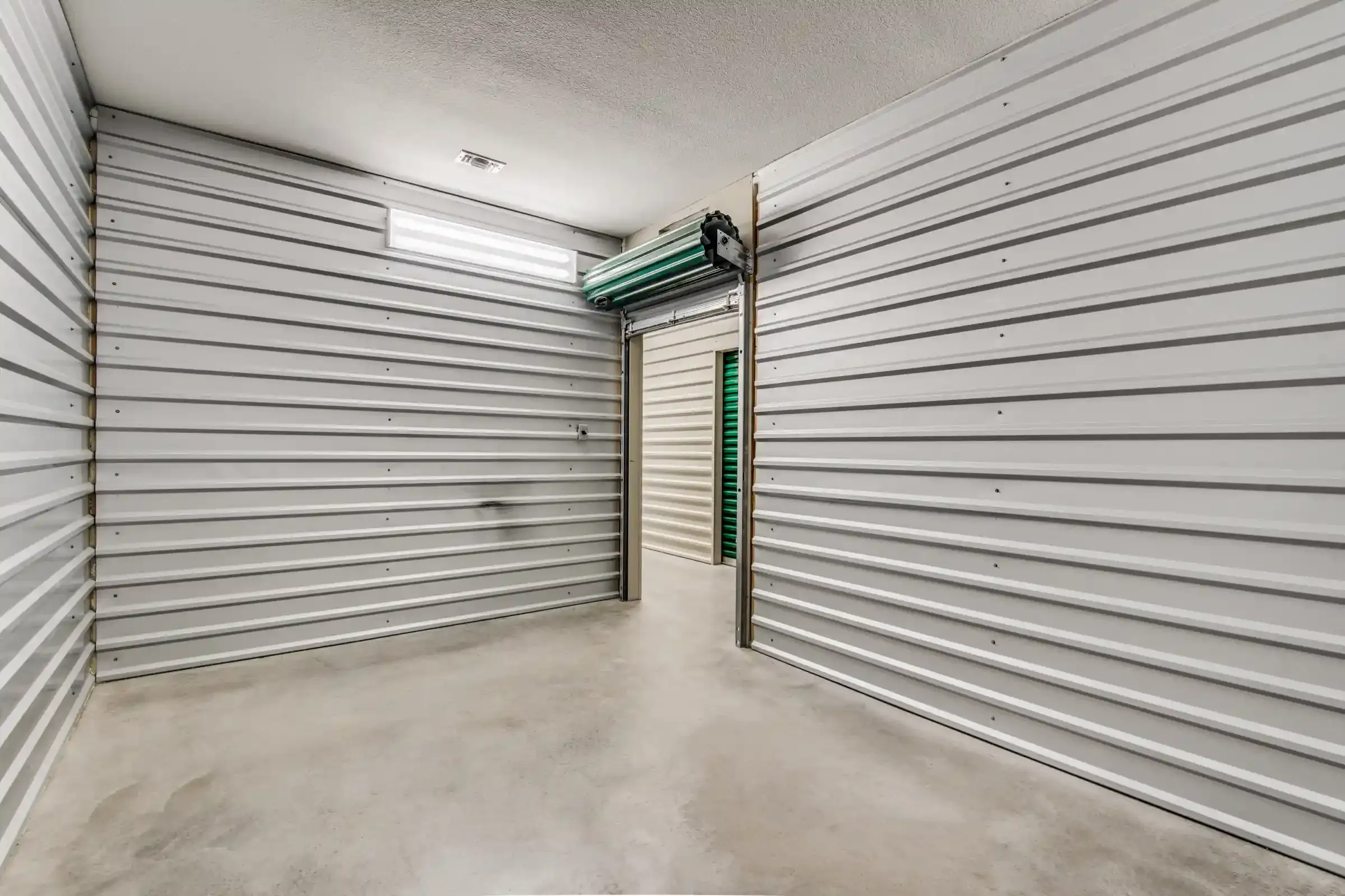 inside storage facility