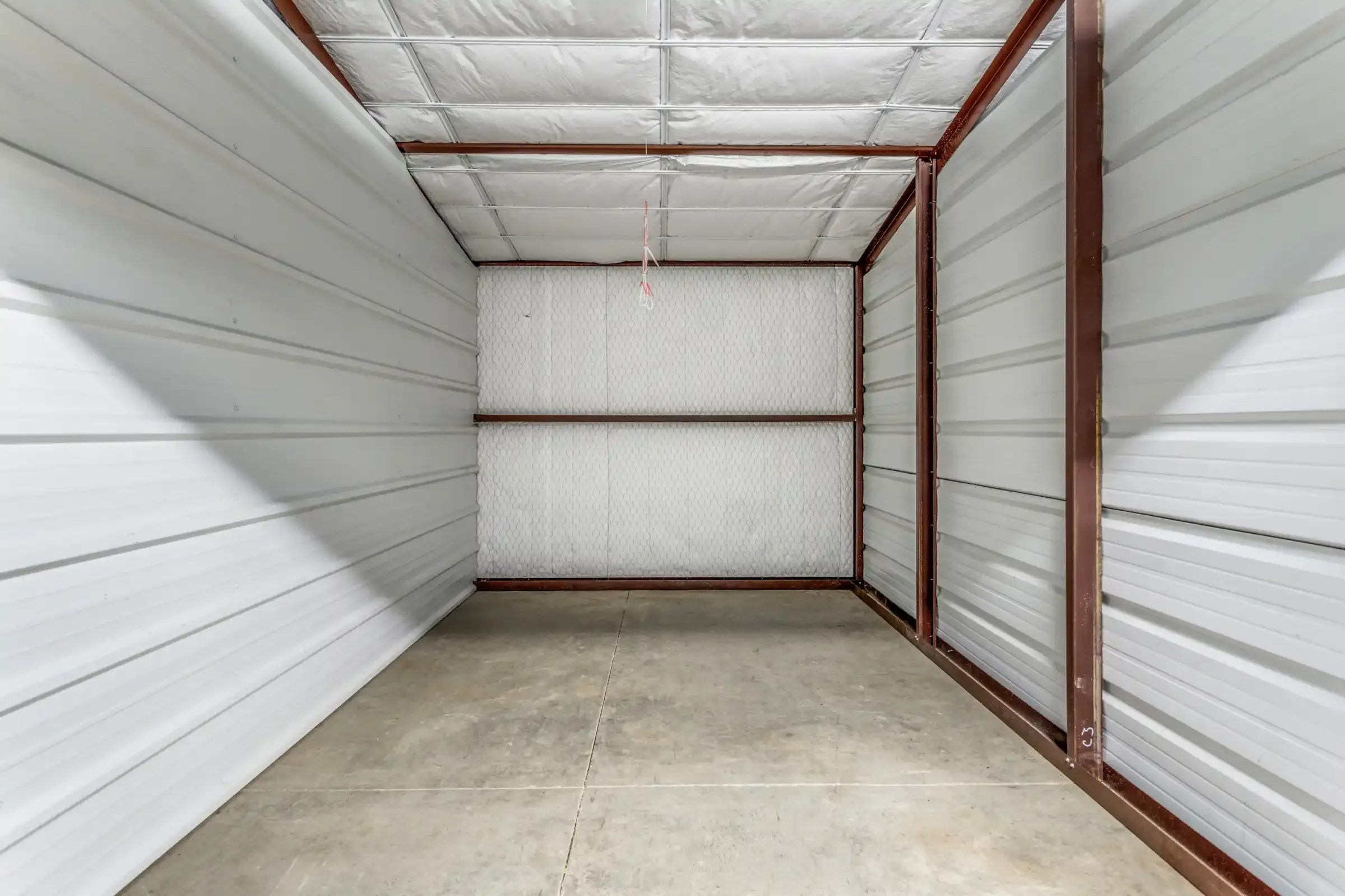 inside storage unit
