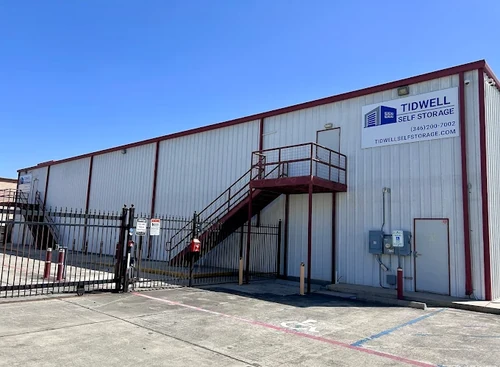 Tidwell Self Storage storage facility exterior view