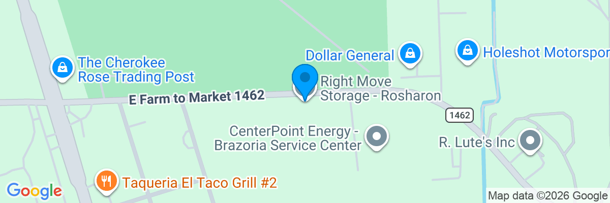 Map showing facility locations