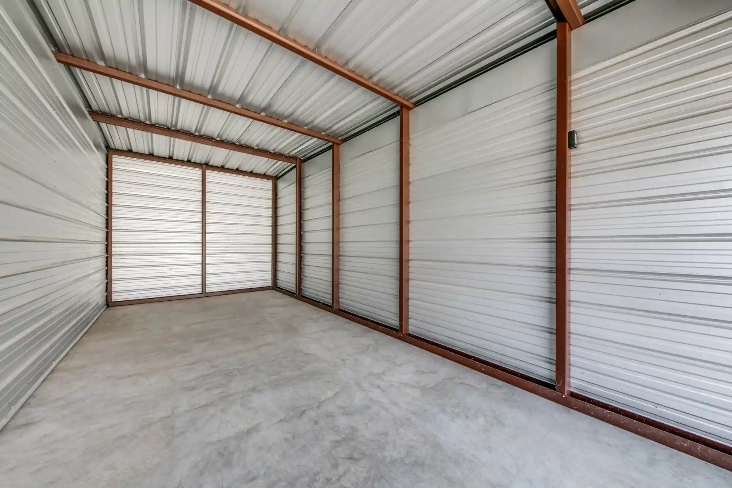 inside storage unit