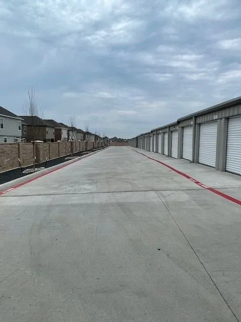 Christian Road Storage wide lanes for drop off storage