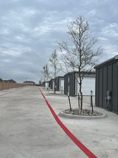 Christian Road Storage trees outside storage