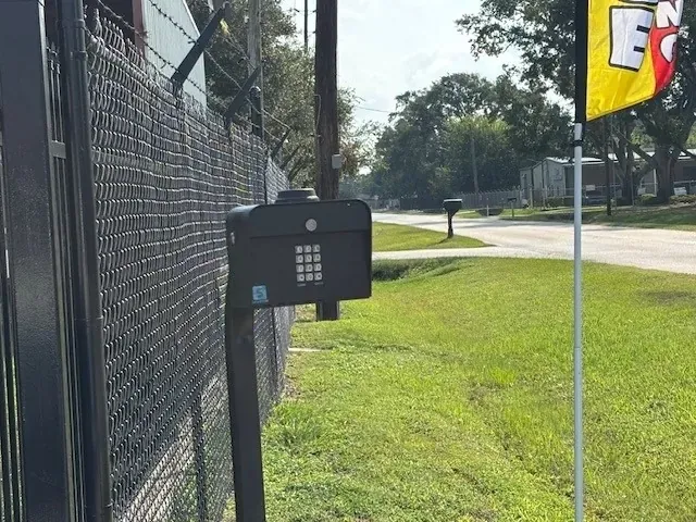 Huffmeister Boat & RV Storage gated entry