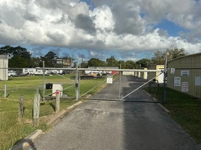 gated entry to storage facility