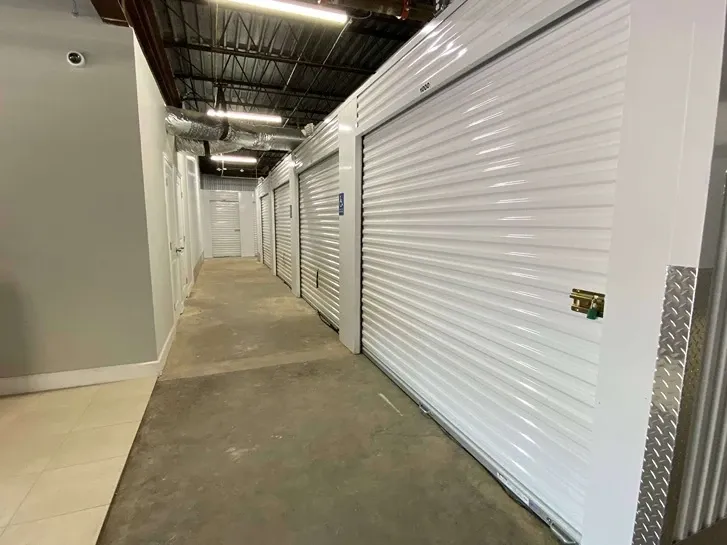 hallway in climate controlled storage