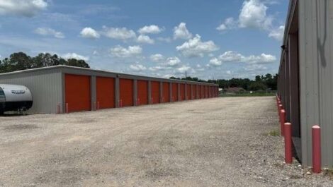 outdoor storage with drive up access