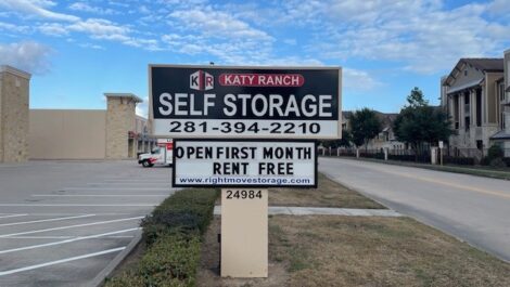 katy ranch sign